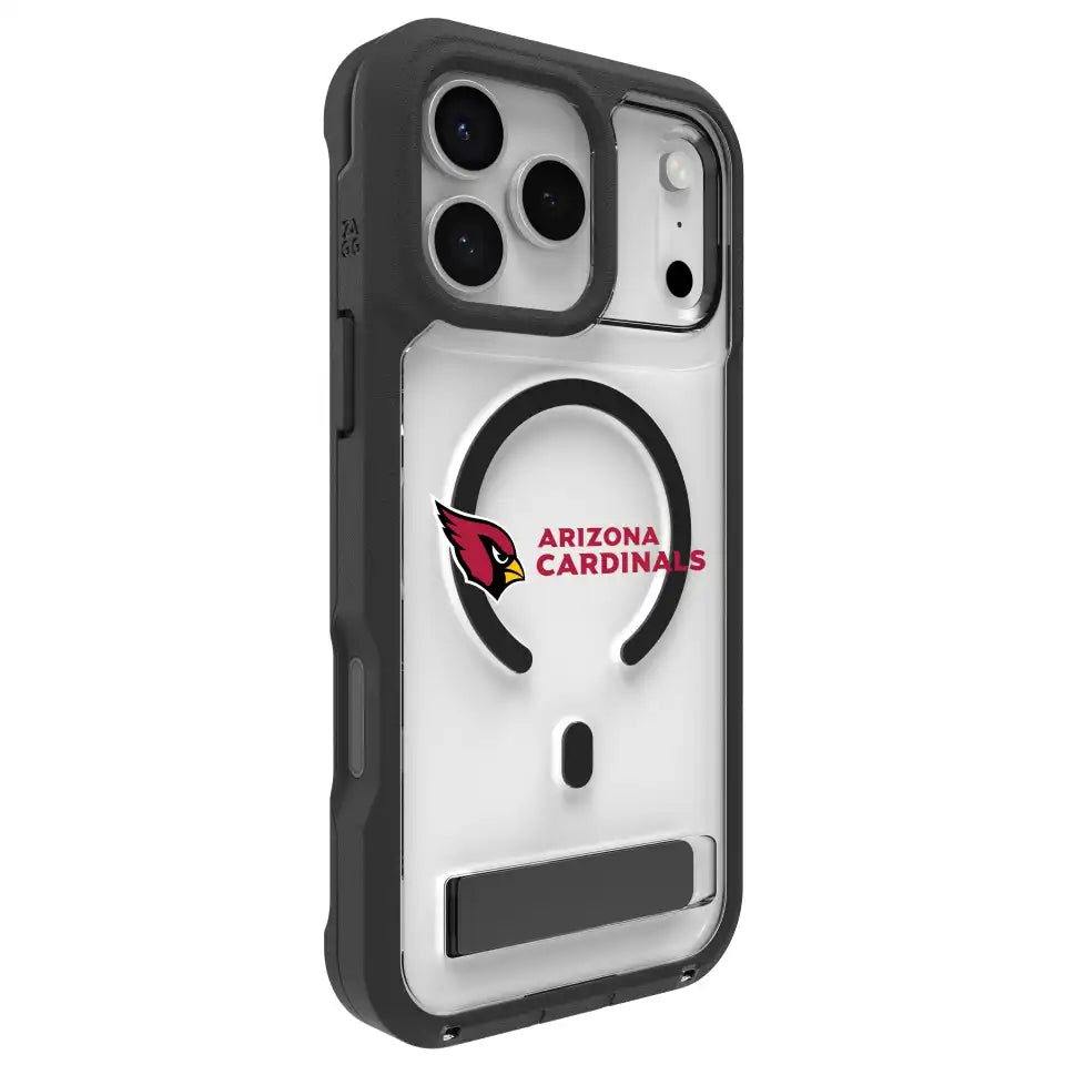 Arizona Cardinals Rainier Snap for MagSafe Phone Case with Stand - Team Name