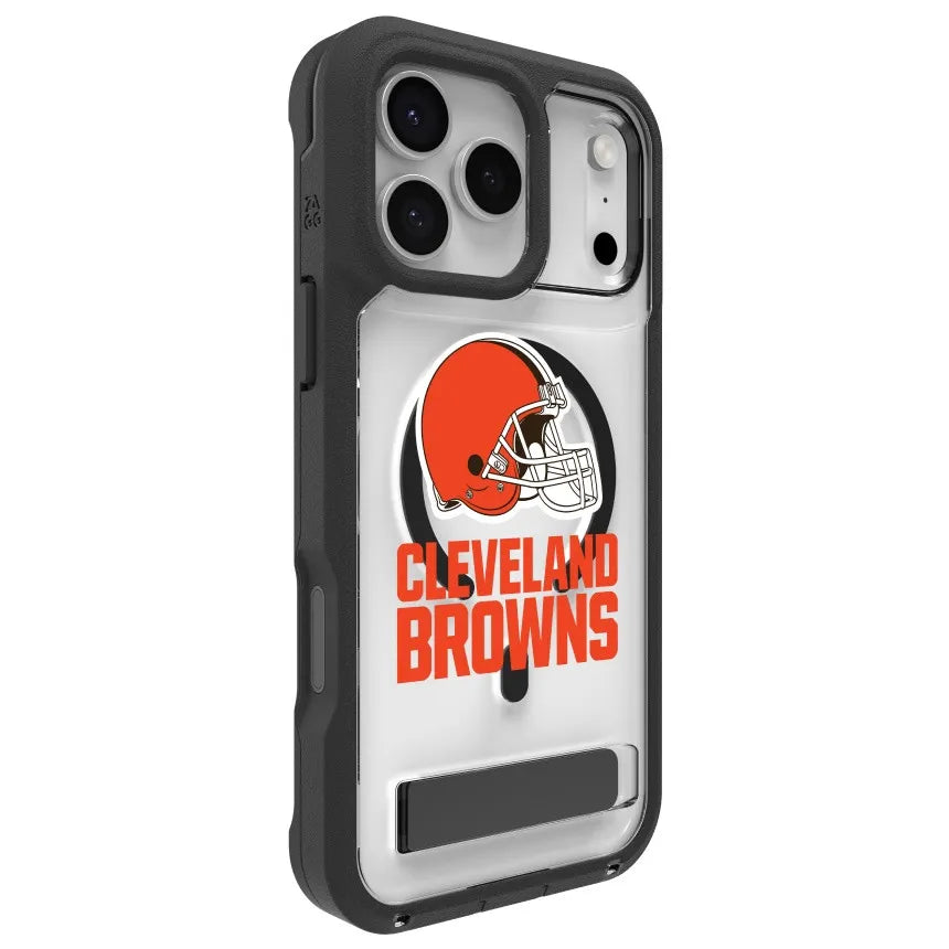 Cleveland Browns Rainier Snap for MagSafe Phone Case with Stand - Logo