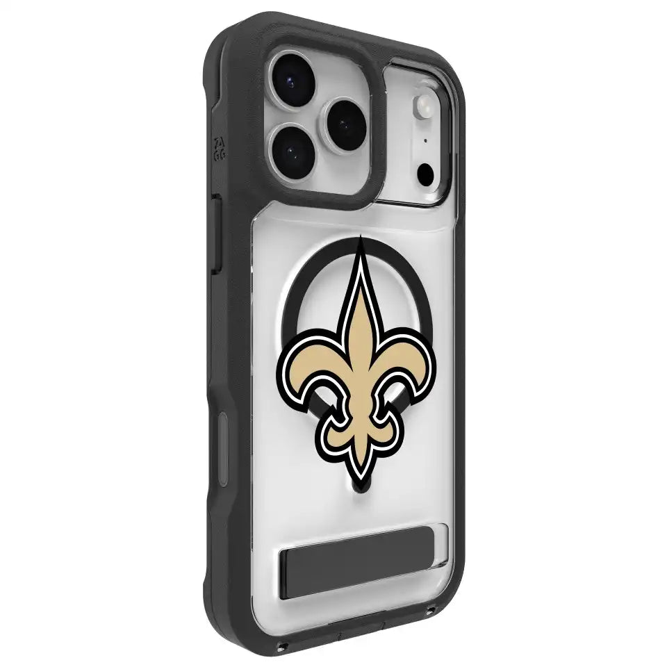 New Orleans Saints Rainier Snap for MagSafe Phone Case with Stand - Logo