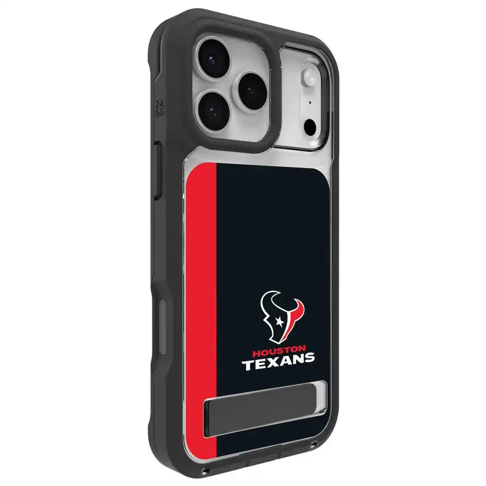 Houston Texans Rainier Snap for MagSafe Phone Case with Stand - Mini Logo