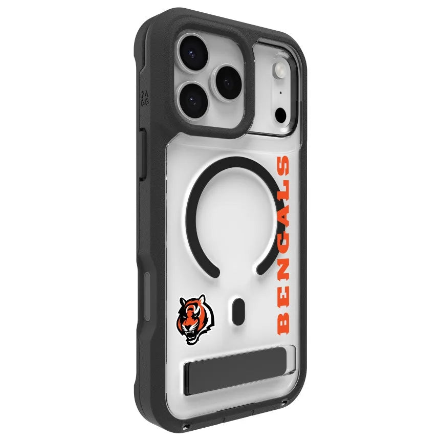 Cincinnati Bengals Rainier Snap for MagSafe Phone Case with Stand - Bengals Bold
