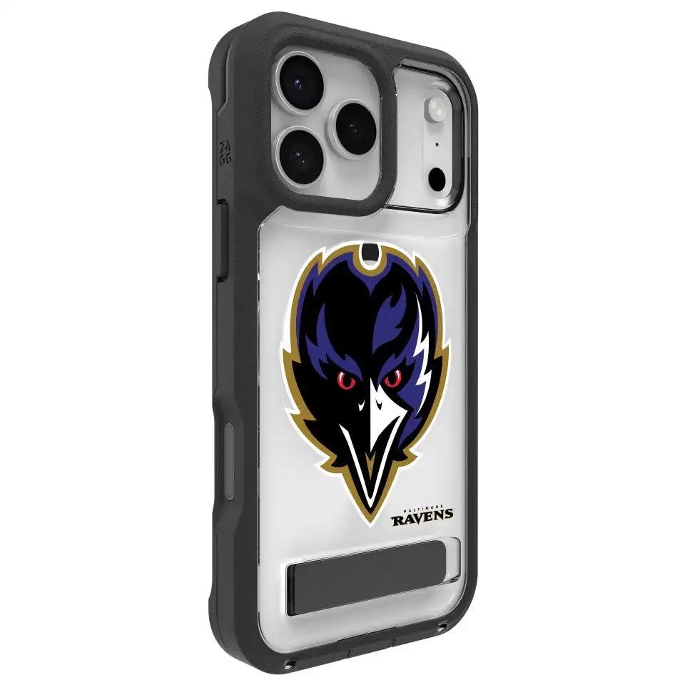 Baltimore Ravens Rainier Snap for MagSafe Phone Case with Stand - Poe