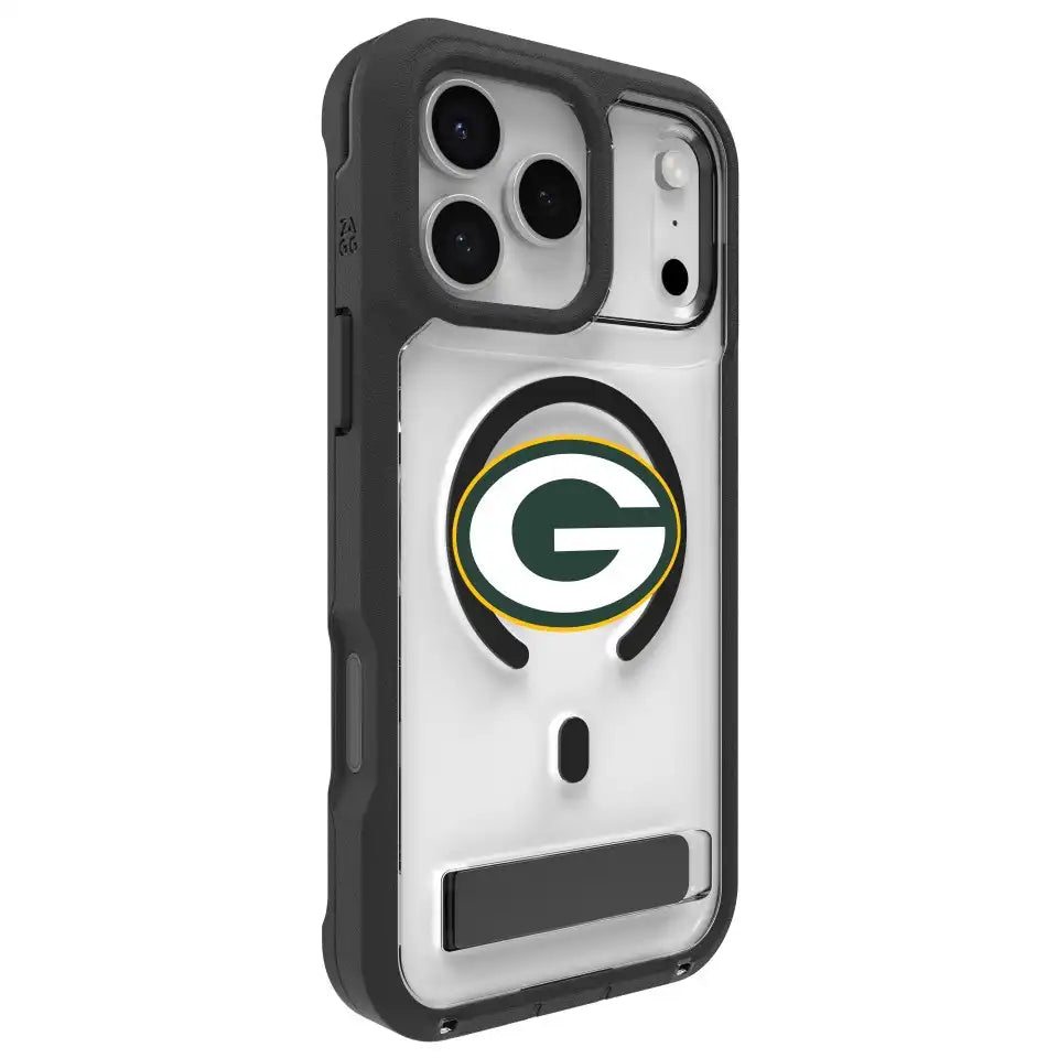 Green Bay Packers Rainier Snap for MagSafe Phone Case with Stand - Logo