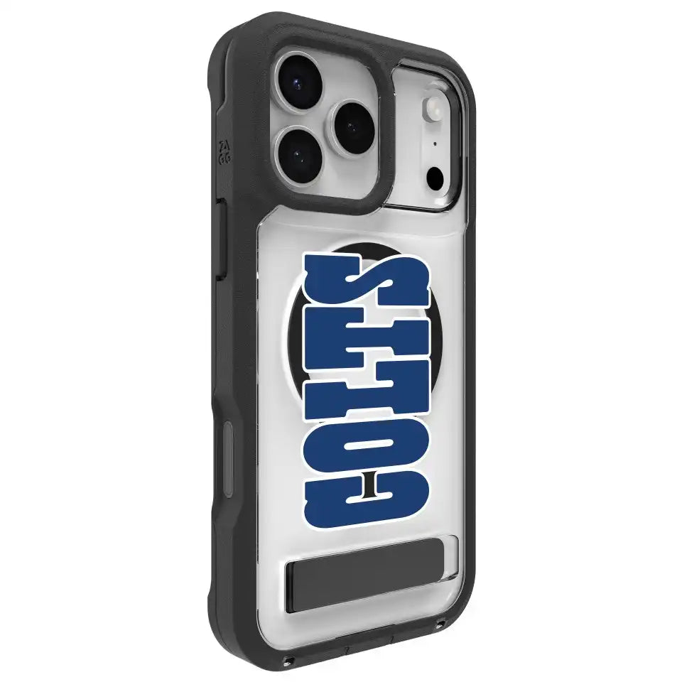 Indianapolis Colts Rainier Snap for MagSafe Phone Case with Stand - Colts Bold