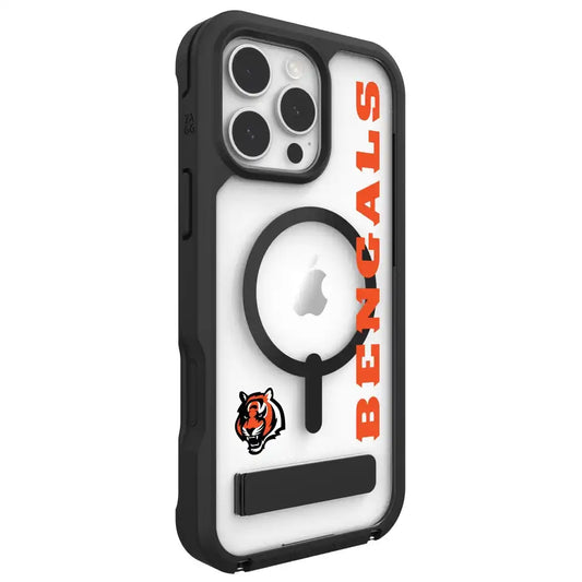Cincinnati Bengals Rainier Snap for MagSafe Phone Case with Stand - Bengals Bold