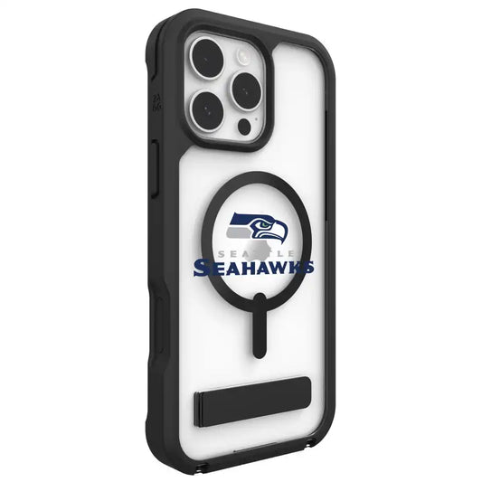 Seattle Seahawks Rainier Snap for MagSafe Phone Case with Stand - Logo
