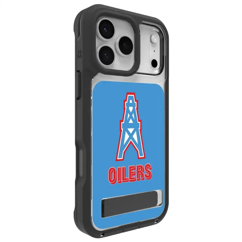 Tennessee Titans Rainier Snap for MagSafe Phone Case with Stand - Throwback Logo