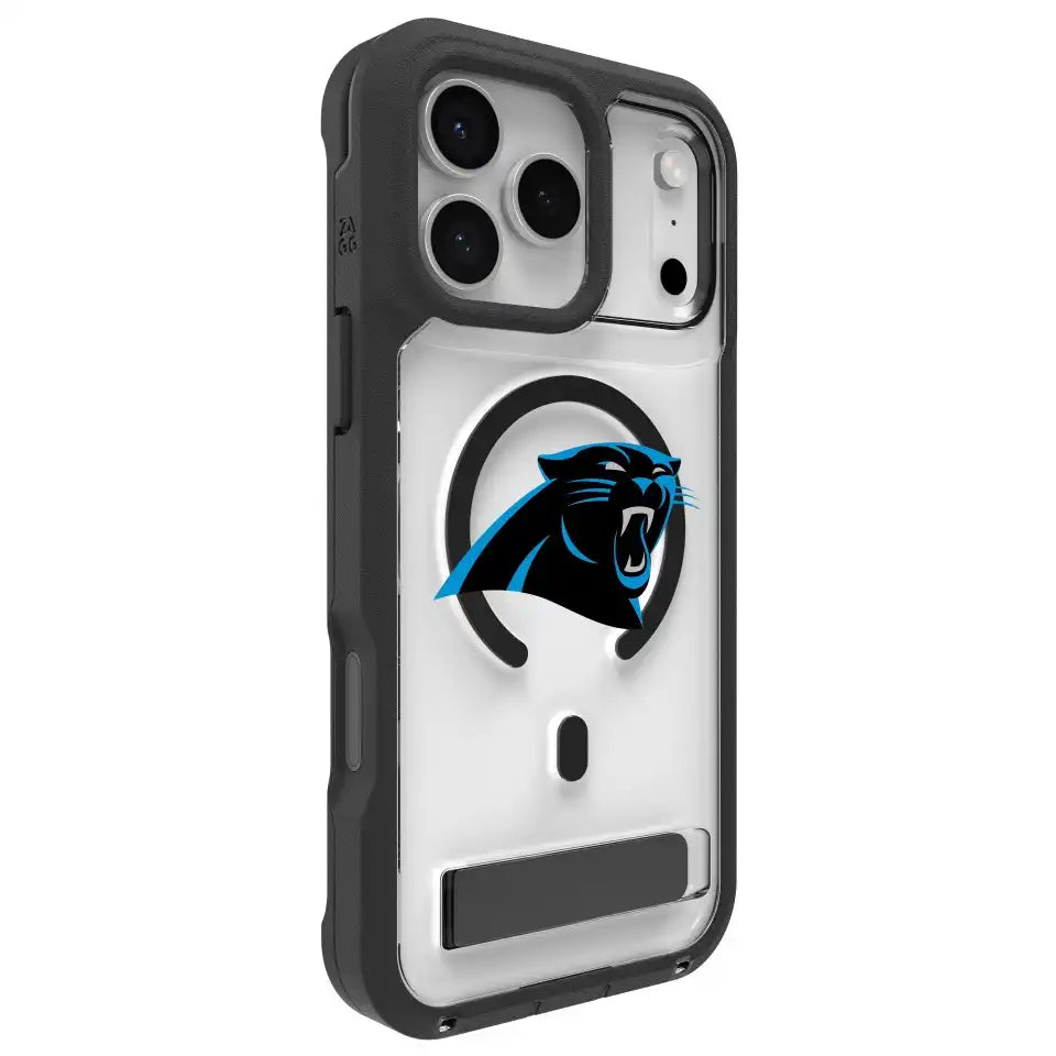 Carolina Panthers Rainier Snap for MagSafe Phone Case with Stand - Logo